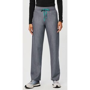 Figs High Waisted Livingston Basic Scrub Pants XXS Graphite‎ Gray EUC